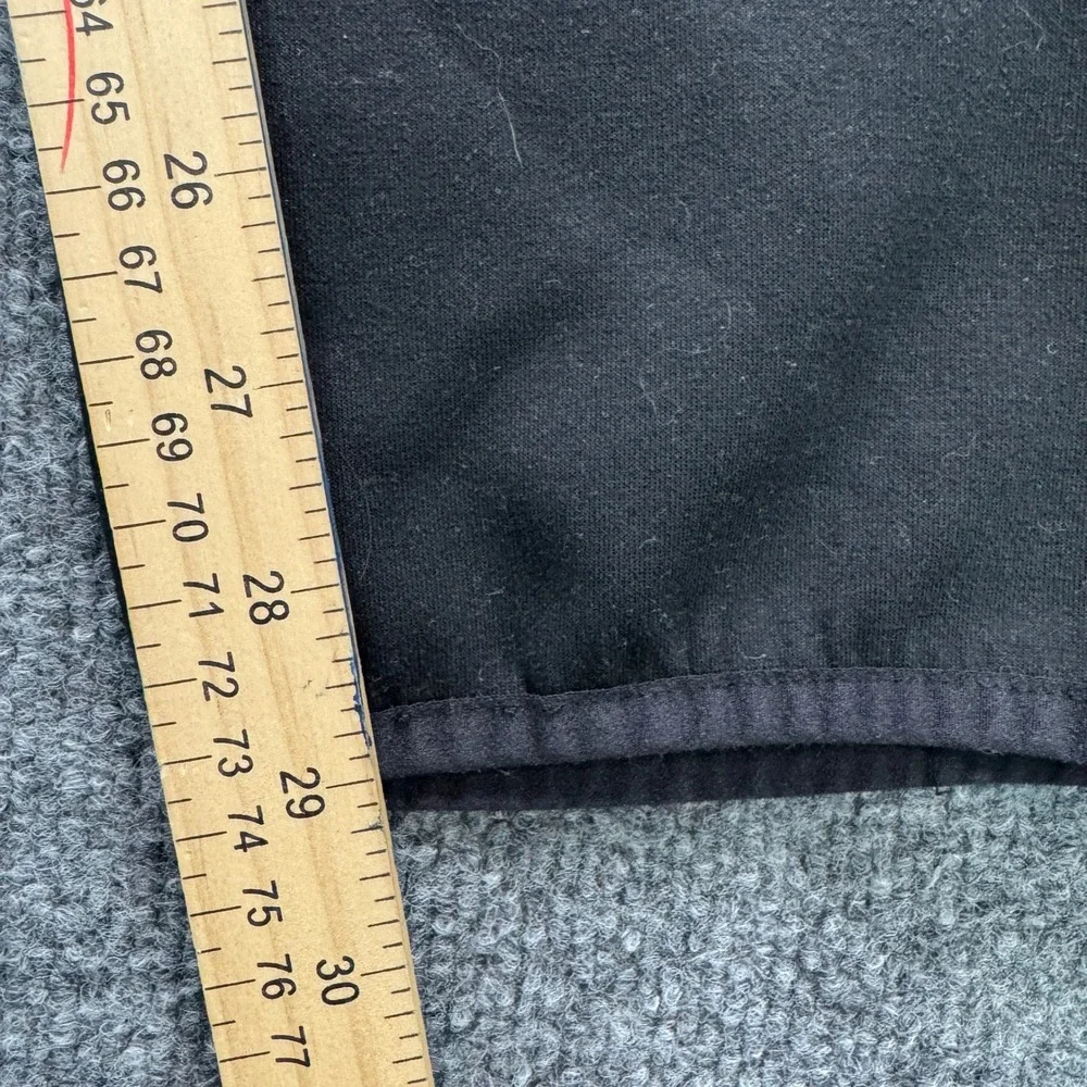 Fila Sweatpants Mens Medium Black Tapered Leg Zipper Pockets Athletic Running